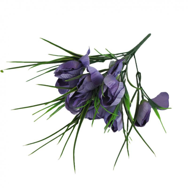 Krokusy bukiet 35cm <br>fioletowe